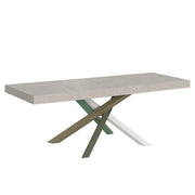 Tavolo allungabile 120/380x90 cm Volantis Premium cashmere gambe multicolore 4/A