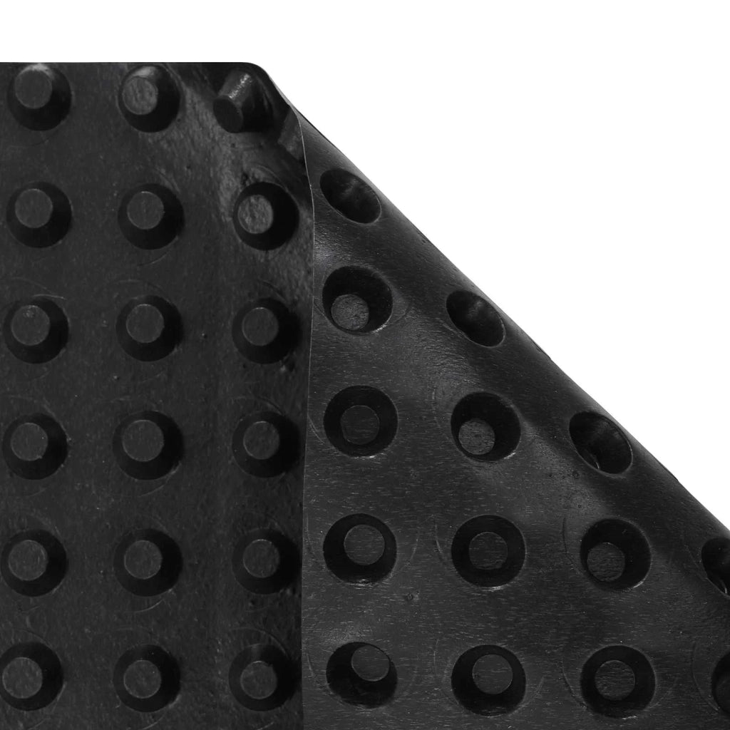 Foglio di drenaggio stampato 2 pz Nero 1 x 20 m HDPE CFW7909226