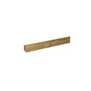 Confezione 4 pz palo quadrato pino impregnato 7x7x200 cm - Supporto robusto per esterni