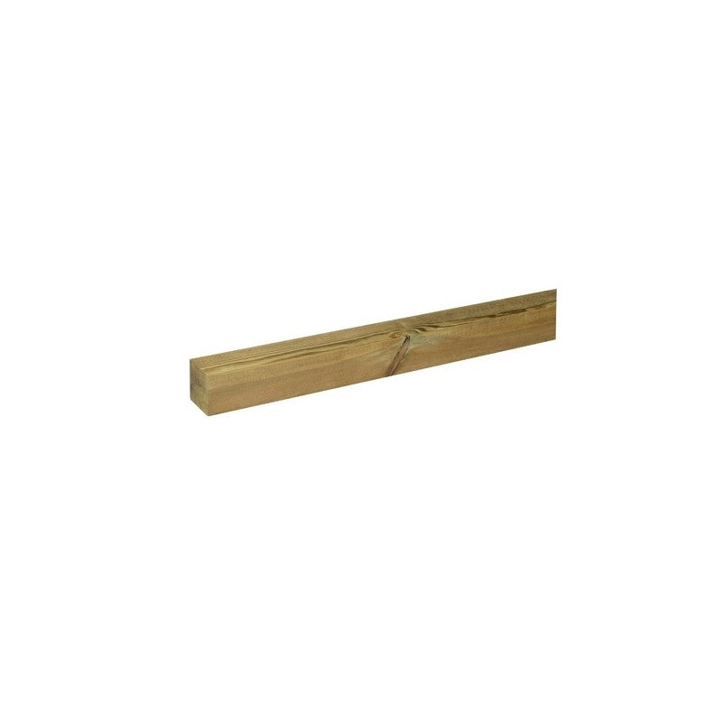 Confezione 4 pz palo quadrato pino impregnato 7x7x200 cm - Supporto robusto per esterni