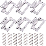 Scharnieri in Acciaio Inossidabile 304 - Scharnieri per Porta - Scharnieri Piccoli - Scharnieri a Cassetta in Rame - 6 Pezzi - 10,5 x 7,2 cm - Scharniero per Porta
