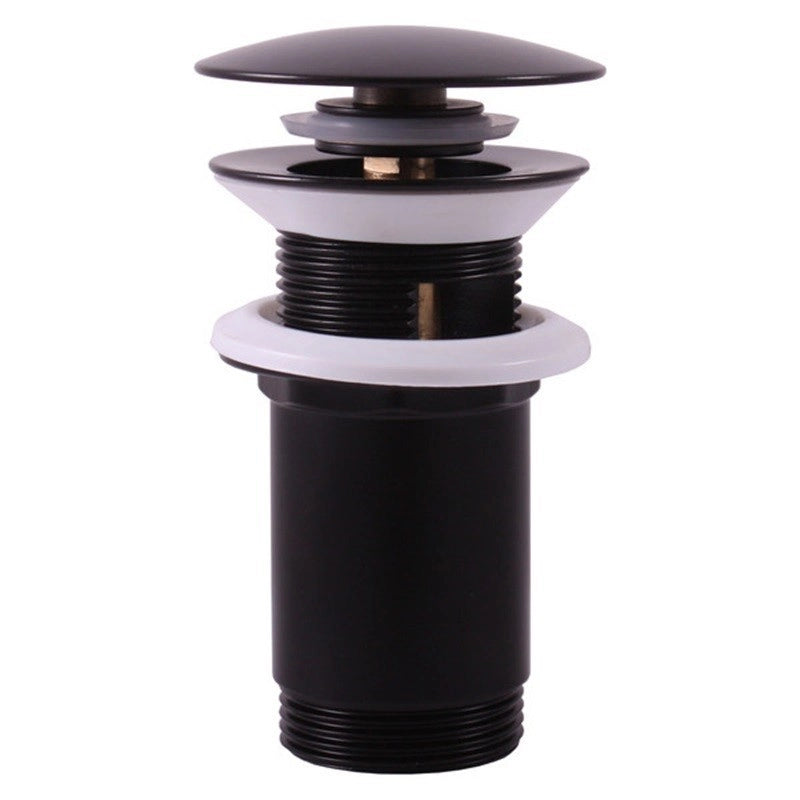 YUKON Miscelatore Bidet Ottone Nero Opaco con Sifone