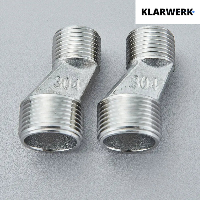 MAX| Miscelatore Catering a parete Argento | Rubinetto cucina professionale in acciaio inox con doccetta | Beccuccio piatto da parete per ristorante