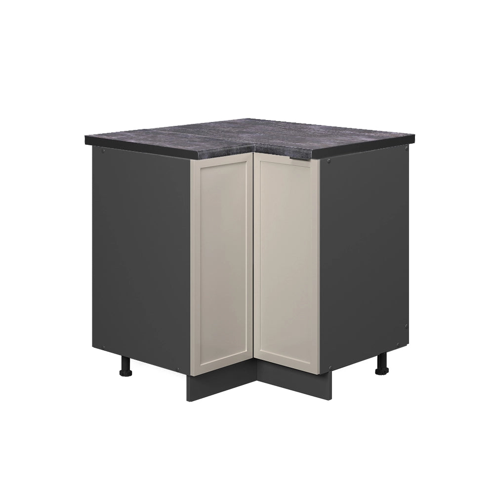 Mobile ad angolo cucina Fame-Line GrigioBeige/Antracite 80.5 cm, PL Antracite Vicco
