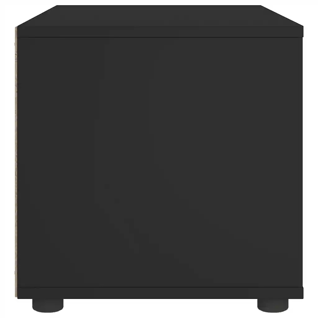 Mobile TV VISNES Nero 60x40x38 cm in Legno Multistrato 4108289