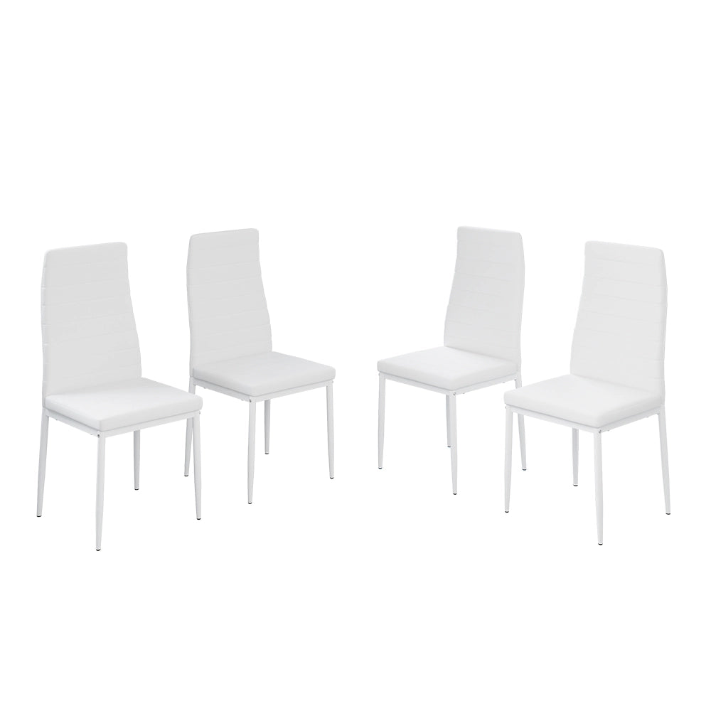 Vicco Sedia da sala da pranzo Bianco 42.5 x 48 cm Set di 4