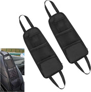 Organizzatore auto 2 pezzi | Tas di stoccaggio universale per auto | Organizzatore auto pratico con più spazio