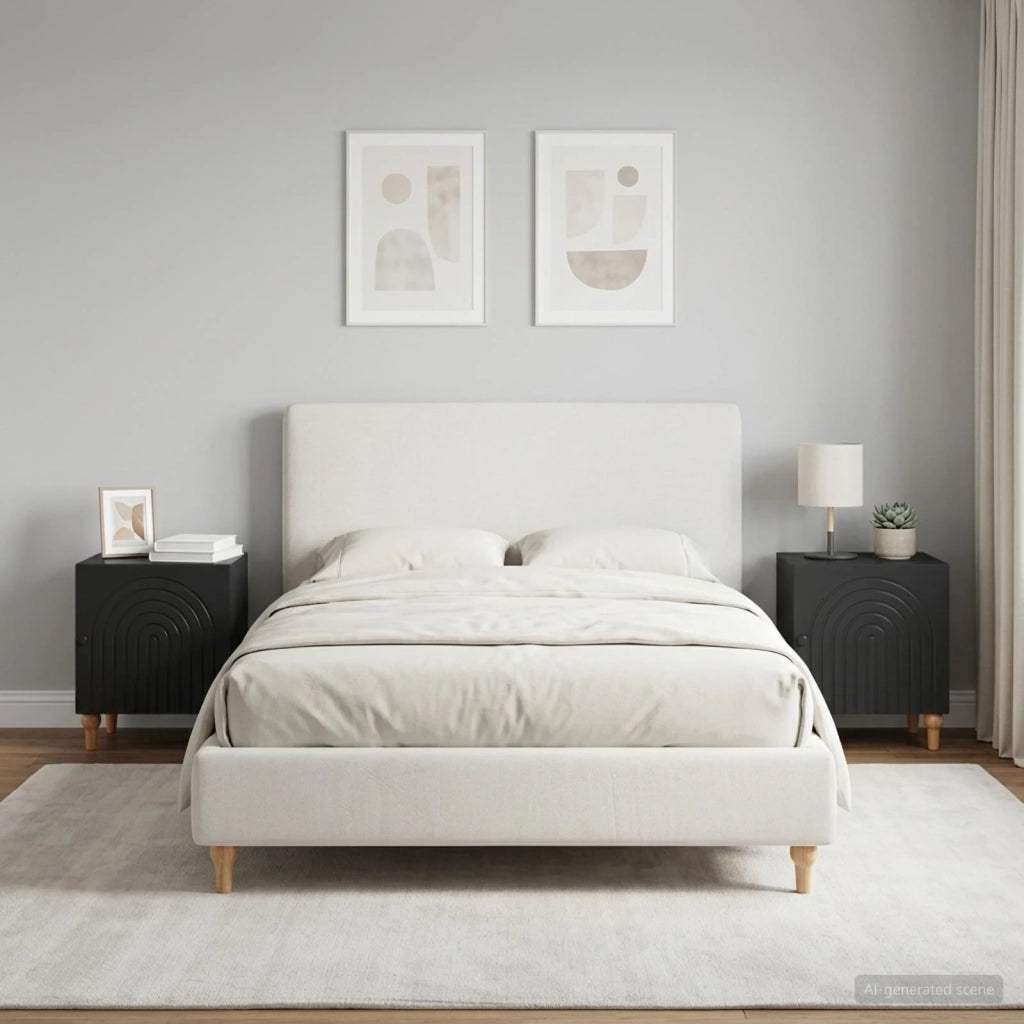 Armadio da Notte 2 pz Nero 43 x 34,5 x 50 cm 894108