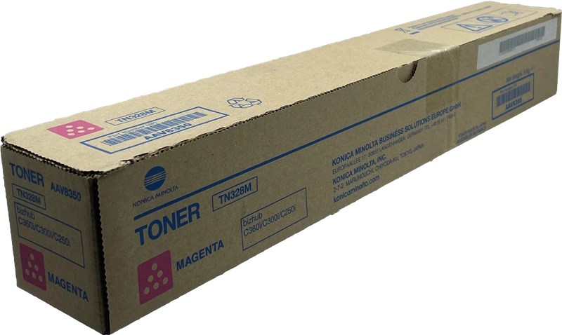 ORIGINAL Konica Minolta toner magenta AAV8350 TN328M ~28000 Seiten