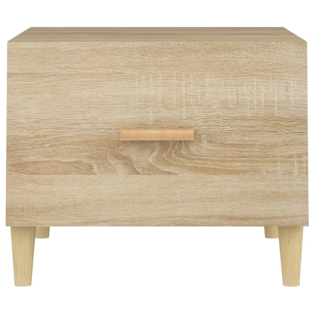 Tavolini Salotto 2pz Rovere Sonoma 50x50x40cm Legno Multistrato 812715