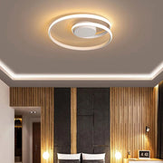 Lampadario Moderno a Led Plafoniera per soffitto illuminazione cerchi interni da 32w luce calda 3000K