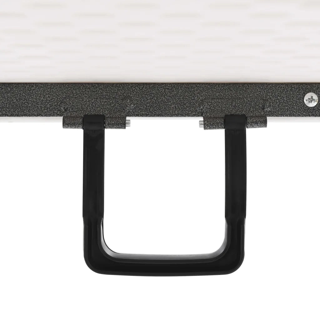 Tavolo da Giardino Pieghevole Bianco 180x72x72 cm in HDPE 48829