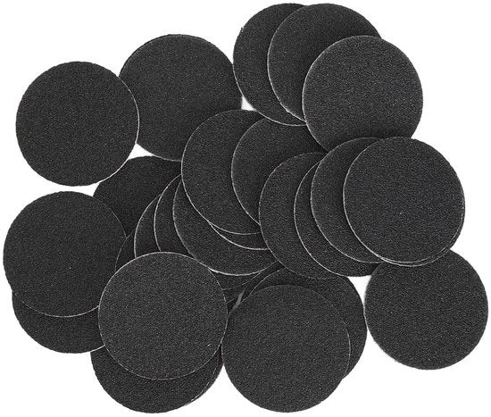 Pannelli di schiuma abrasiva a disco - Pannelli abrasivi sostitutivi - Adesivi - 80 Grit - Per uso con tronchesi elettrici - 60 pezzi