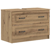 Armadio per Lavabo da Bagno UTRECHT Rovere Artigianale 897684