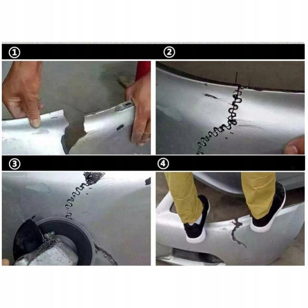 Graffette per Plastica a Forma di S 0,6mm – 100 Pezzi | Alta Qualità e Durata | Per Motori, Artigianato e Progetti DIY