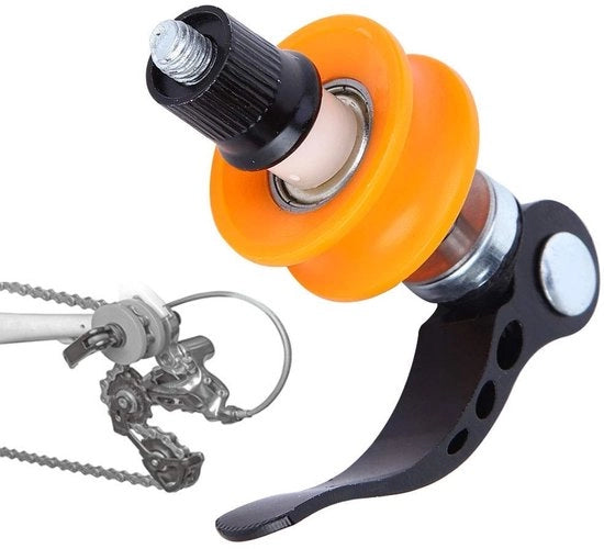 Sostegno per catena da bicicletta facile da usare - Lunga durata - Ideale per biciclette da corsa - Fibra di carbonio - Collegamento anello catena - Per biciclette