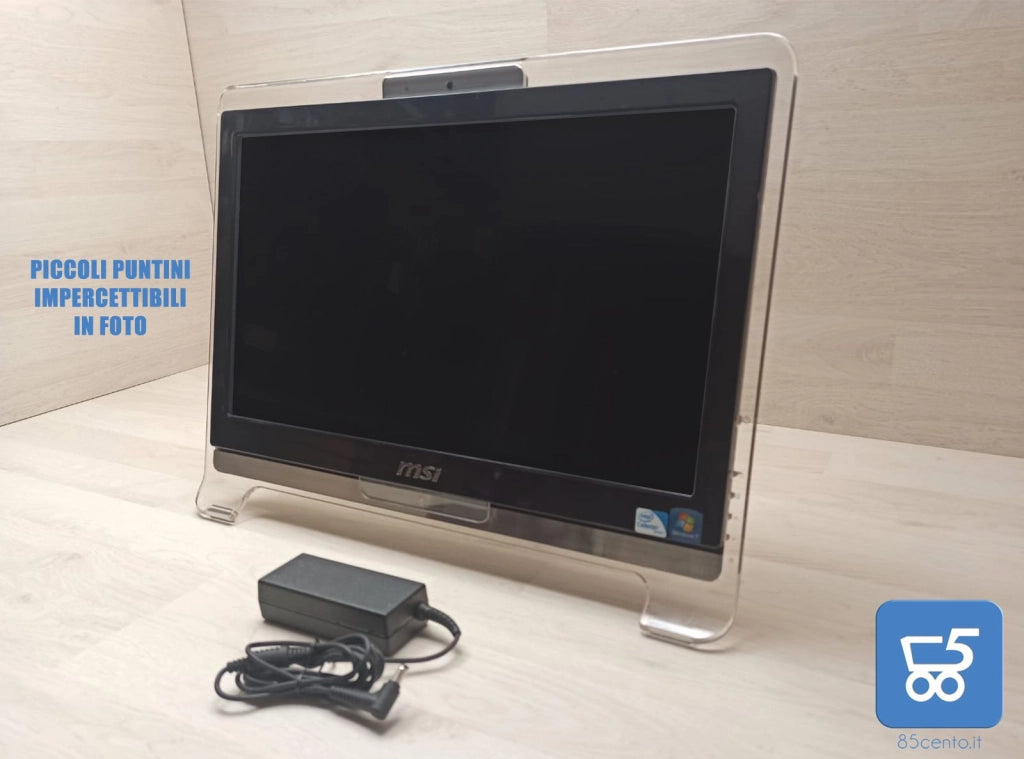 PC AIO MSI MS-A928 Intel Celeron 847 1,1ghz RAM 4 GB DDR3 HHD 320 GB 1366x768 px - Piccolissimi graffi su Monitor