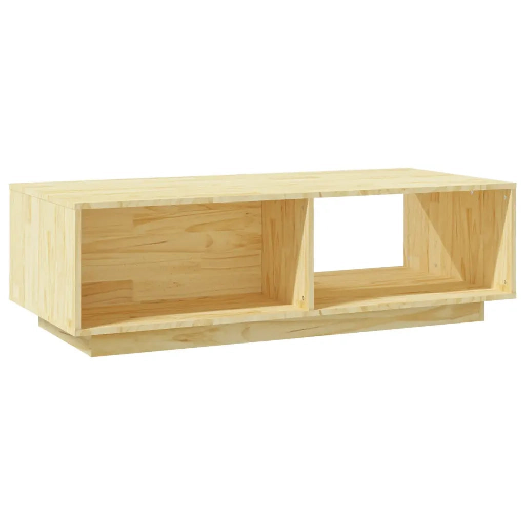 Tavolino da Salotto-Tavolino da soggiorno-Tavolo 110x50x33,5 cm in Legno Massello di Pino 560759