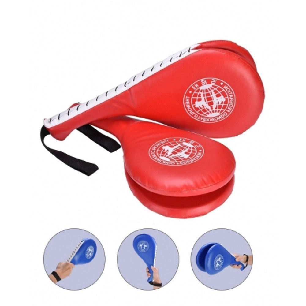 Trade Shop - Coppia Colpitori Taekenwondo Boxe Pad Punch Bersaglio Guantone Karatè Muay Thai -