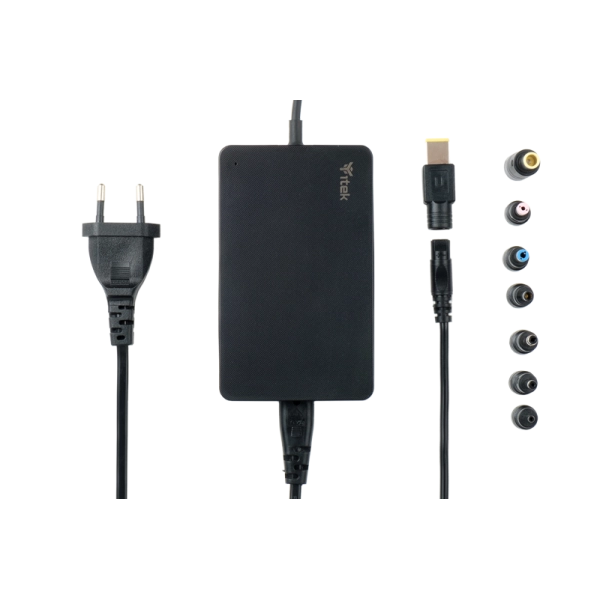 Alimentatore Universale per Notebook - 90W- 8 connettori- Slim Design