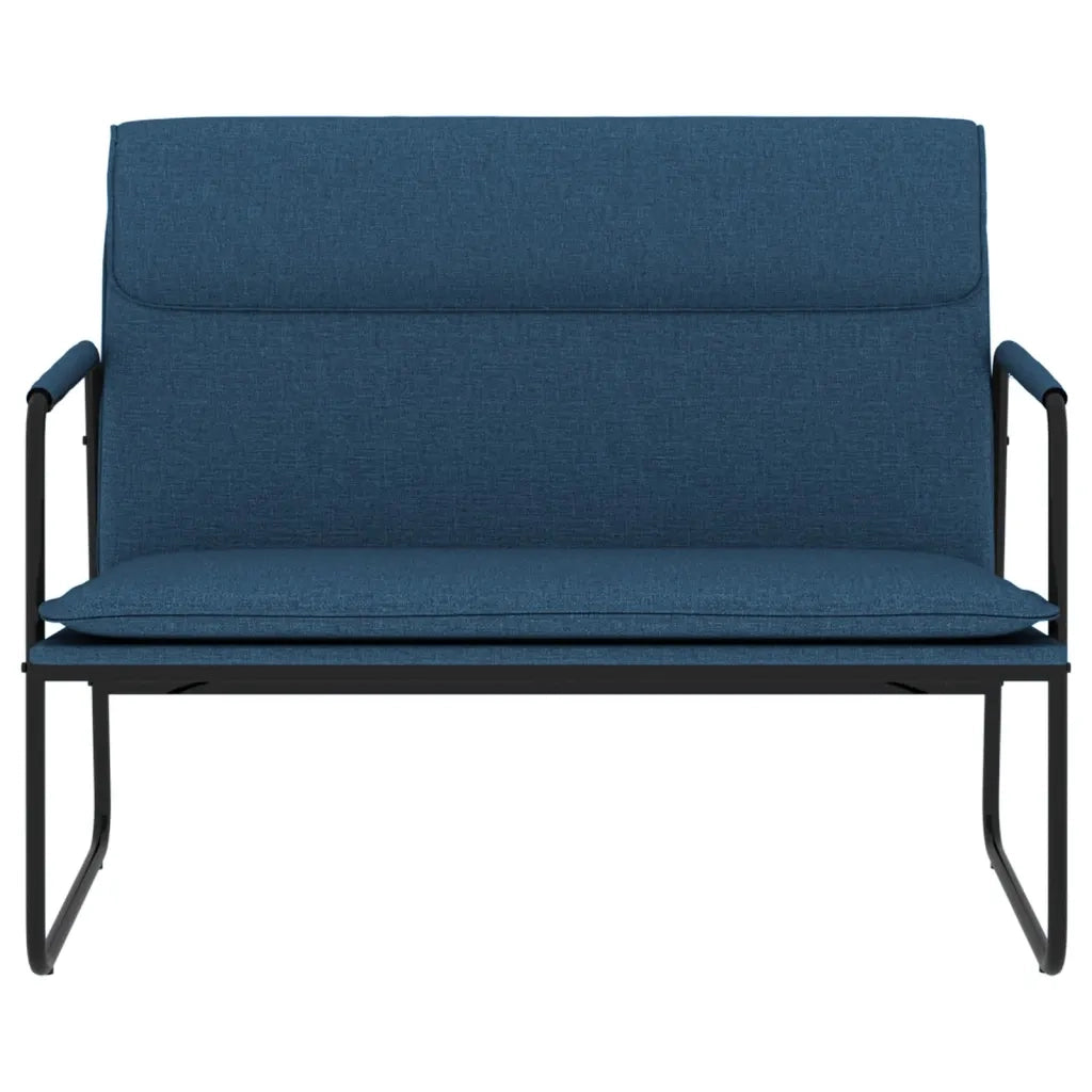 Panca Blu 100x64x80 cm in Tessuto 351358