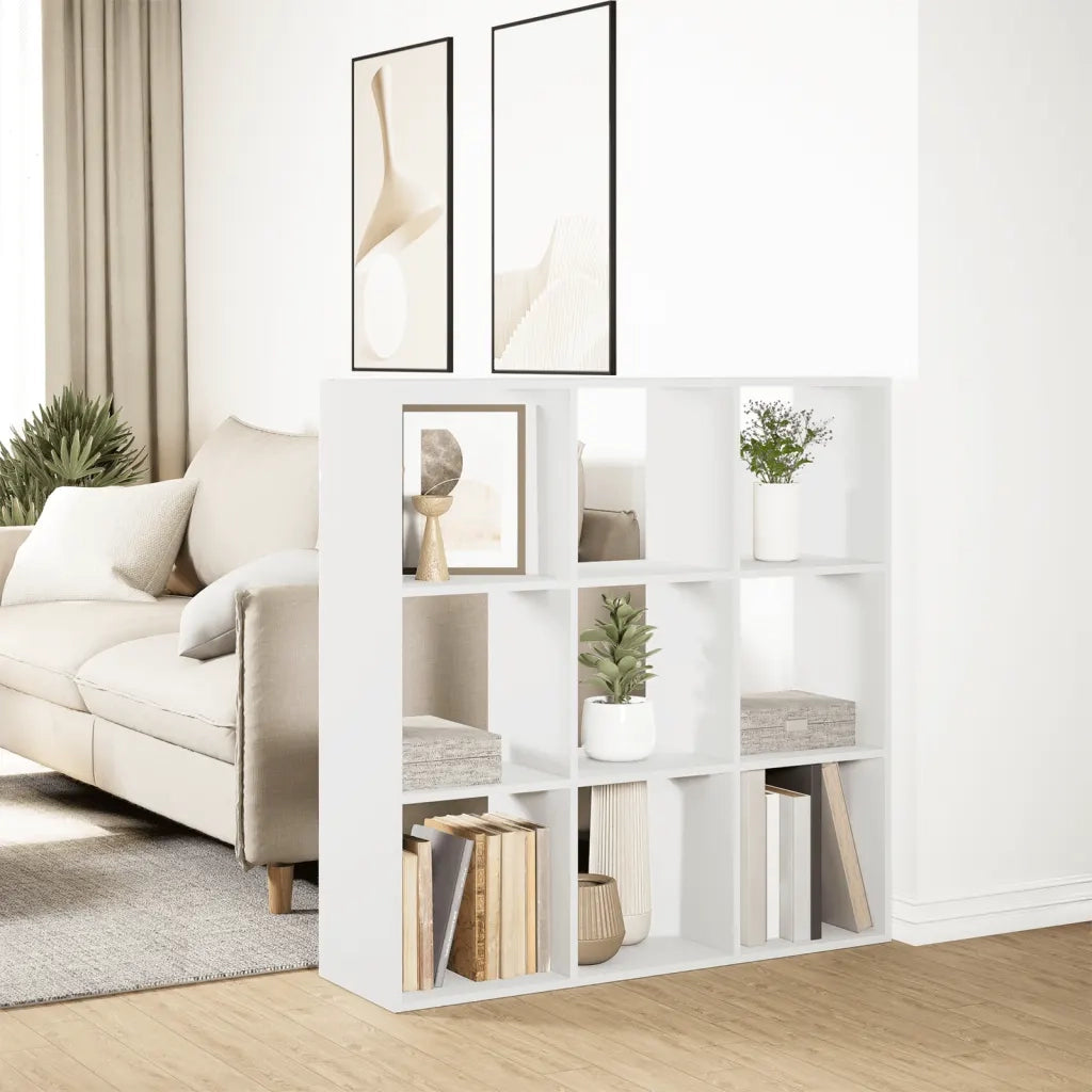 Libreria Divisorio Bianca 102x29x103,5 cm in Truciolato 858039