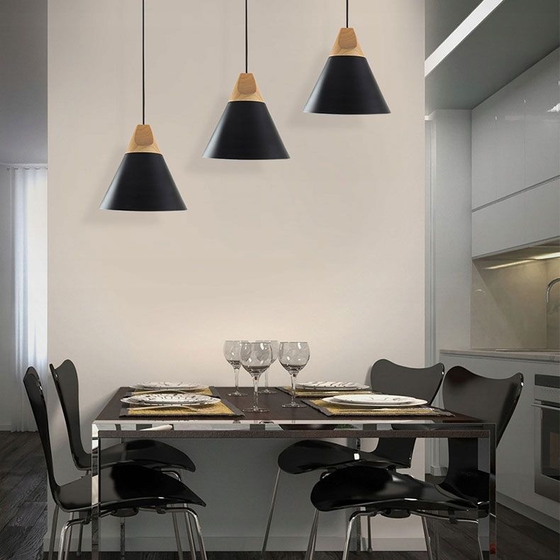 Lampada Da Soffitto Pensile Scandi A. Nera