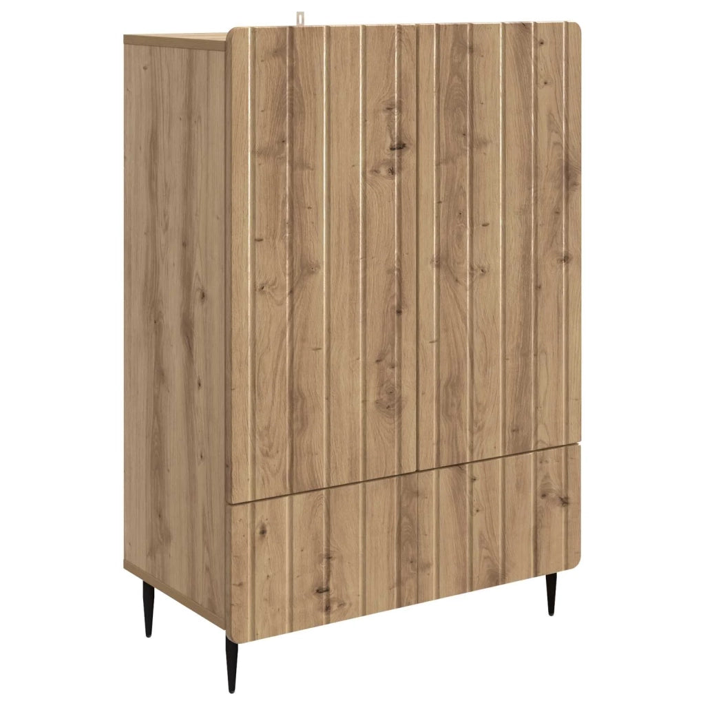 Credenza con cassetto Rovere Artigianale 66 x 34,5 x 97 cm