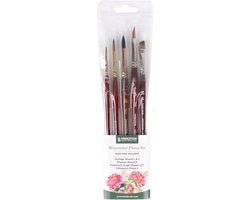 Set di Pennelli per Aquarello - 5 Pezzi - Ideale per l'Arte della Pittura