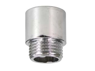 PROLUNGA MASCHIO FEMMINA OTTONE CROMATO- - MF 1/2 x mm.25 - 10 pezzi