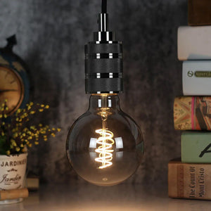 Lampada Da Soffitto Pensile Montatura Nero Chrome APP342-1CP