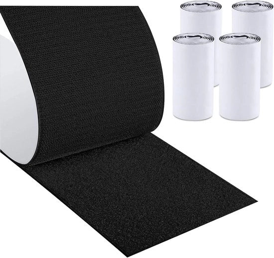 Nastro adesivo 11 cm x 2 m - Extra resistente - Autoadesivo - Bicolor - Per cucire - Casa - Fai da te - Ampio - 75 caratteri