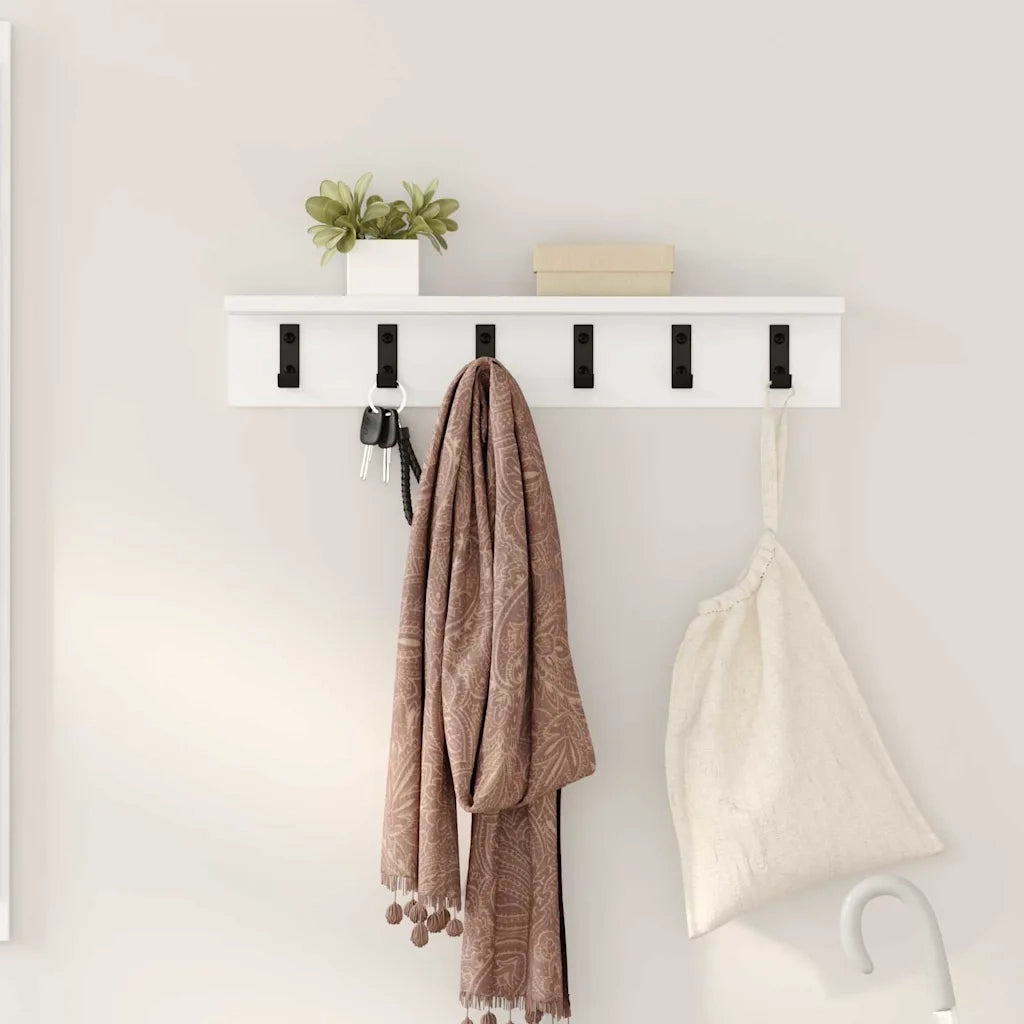 Appendiabiti a muro Bianco 60 x 10,5 x 10,5 cm CFW4706157
