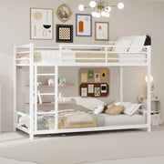 Letto a Castello in Metallo con Due Letti Singoli ¨C MINIMAL ¨C Nero
