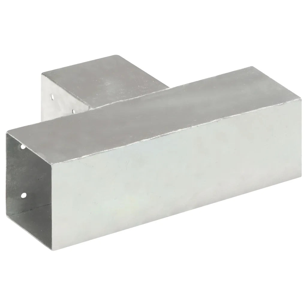 Connettore per Pali a Forma di T in Metallo Zincato 91x91 mm 145471