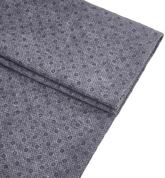 Tappeto Tufting Telaio Antiscivolo - 2000 x 2000 mm - Grigio Scuro - Disegno Prugna - 0,8 mm Spessore - Presa Forte - Telaio Tufting