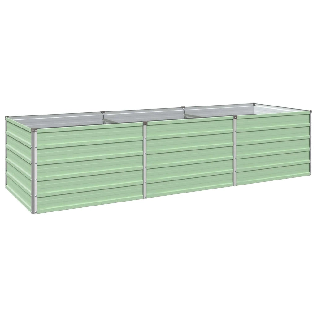 Letto rialzato da giardino Verde Pastello 240 x 80 x 55 cm 8006415