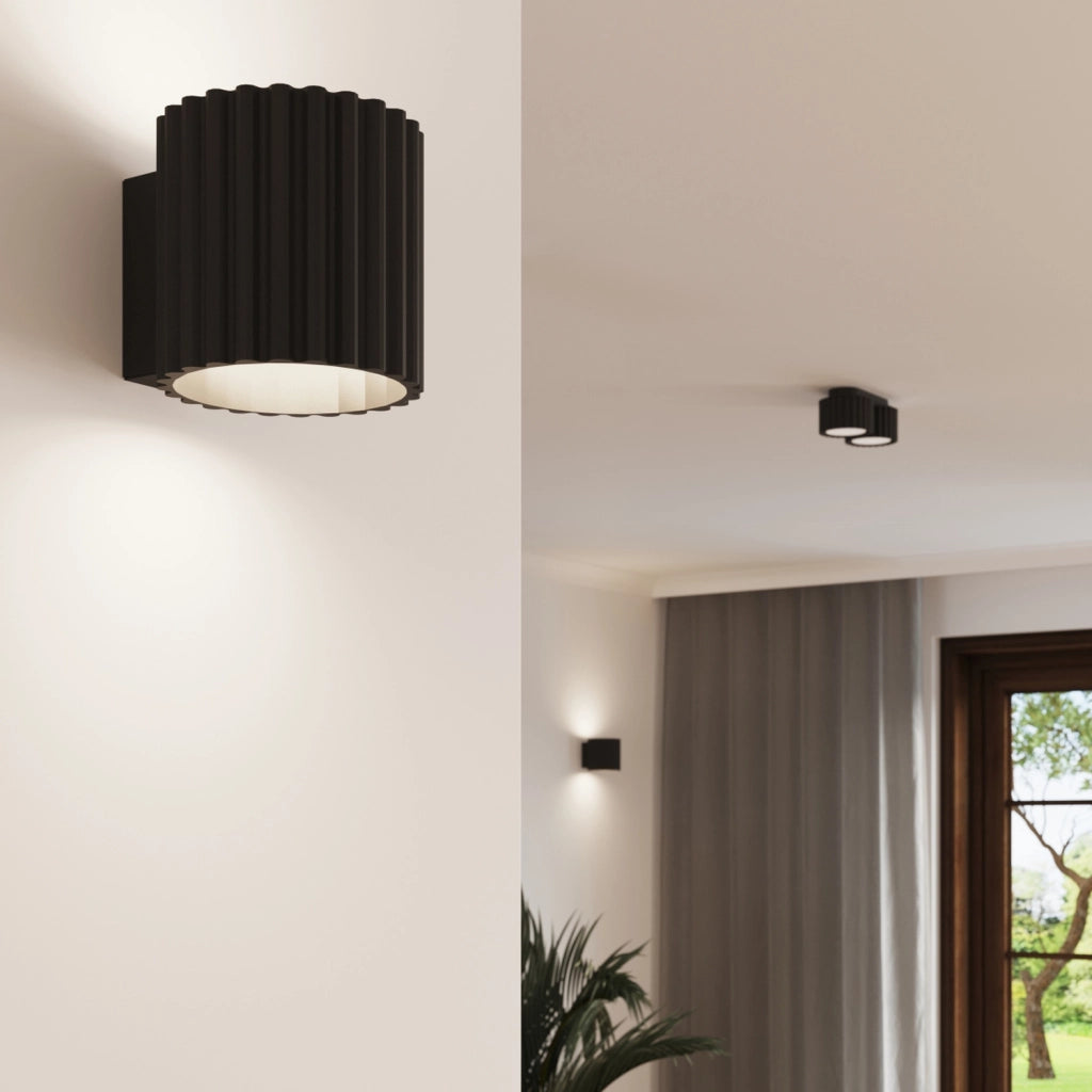 Lampada da soffitto AURA 1 nero Gx53