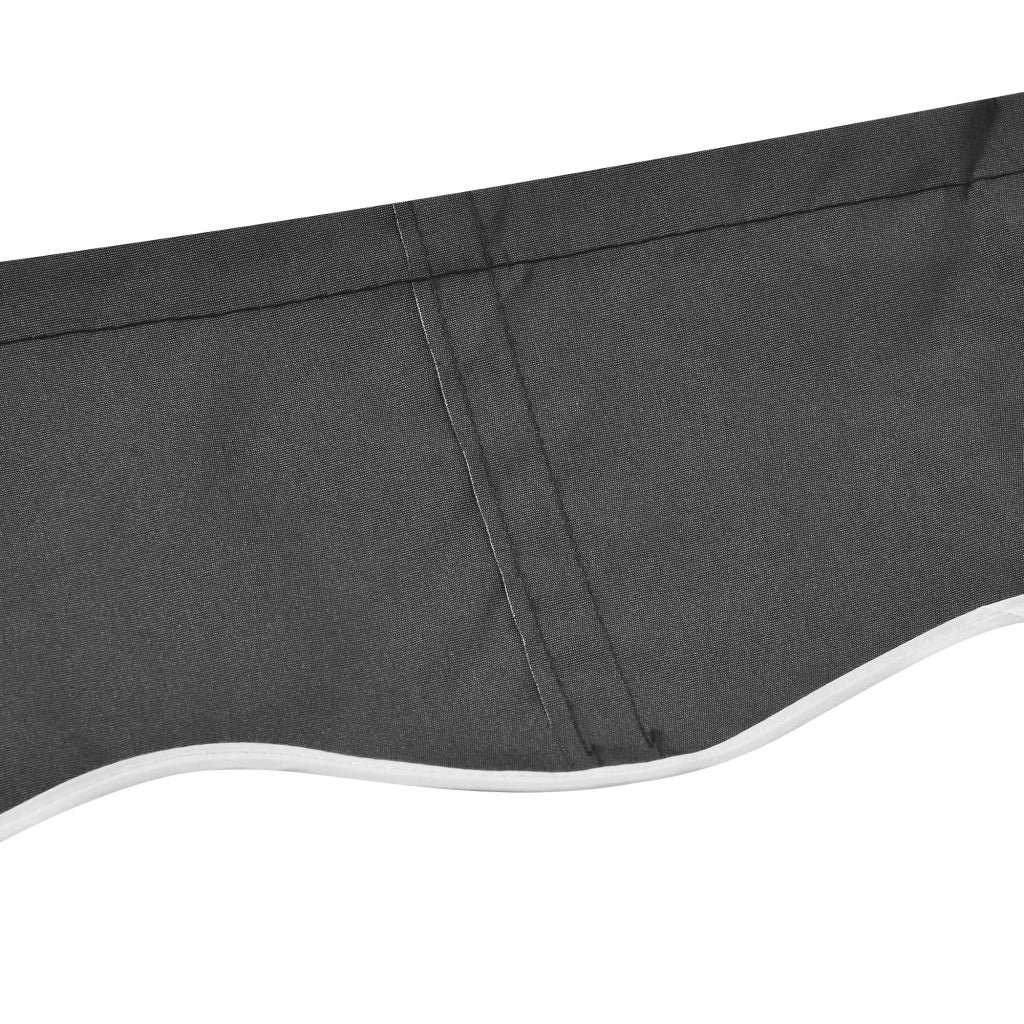 Tenda da sole in poliestere ad alta densit¨¤ 280 g/m2 anti-UV ¨C zephmum ¨C grigio 2.82x2.4 m