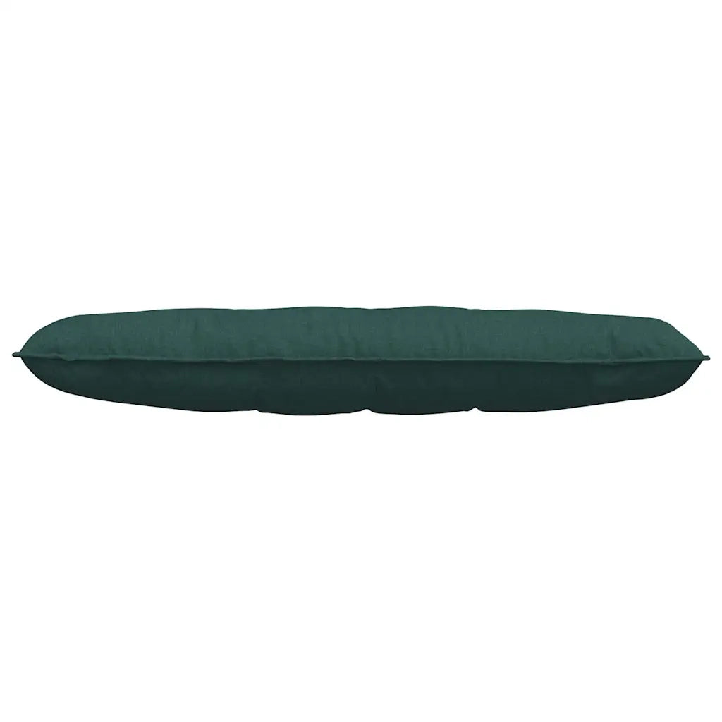 Cuscino per Schiena Verde Scuro 140 x 19 x 50 cm Tessuto