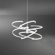 Sospensione Moderna Nest Metallo Bianco Led 80W Dimmerabile Ip20
