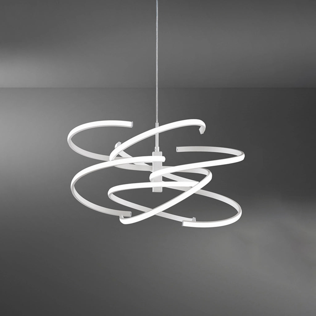 Sospensione Moderna Nest Metallo Bianco Led 80W Dimmerabile Ip20