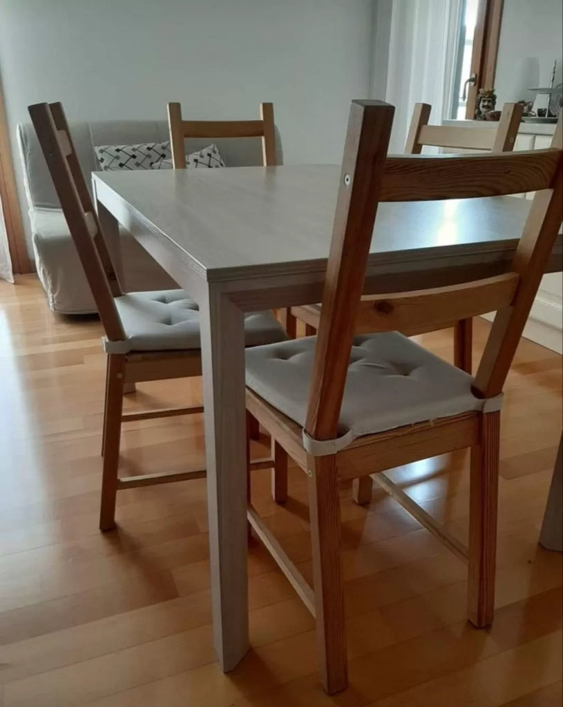 Tavolo moderno rettangolare tortora allungabile 130x85 h77 (690) - Mobili 2G