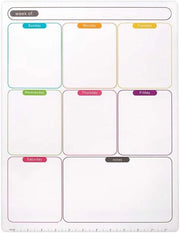 Pannello Magnetico per Frigorifero - Organizzatore Settimanale e Note - A4/A3