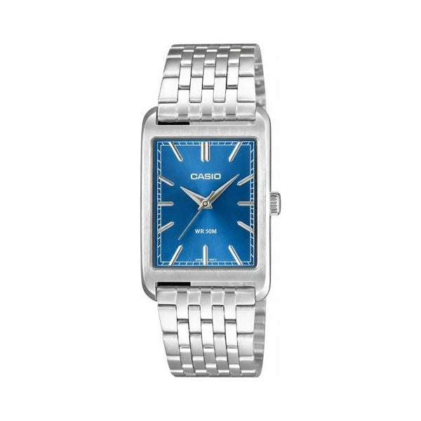 Orologio casio mtp b215d 2aver silver e blue