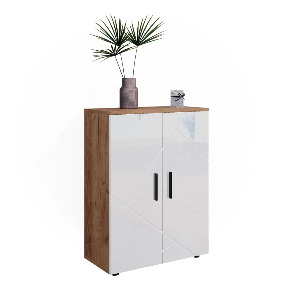 Vicco Mobiletto bagno Rovere Goldkraft/bianco lucido 60 x 81 cm