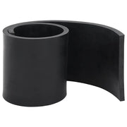 vidaXL Bordo in Gomma per Spazzaneve Nero 120x15x1 cm