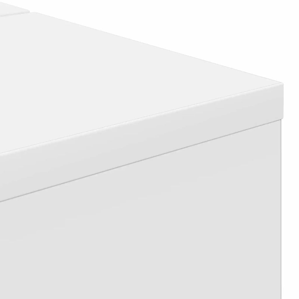 Scrivania studio Bianco 130 x 40 x 19,5 cm Legno ingegnerizzato 8006676