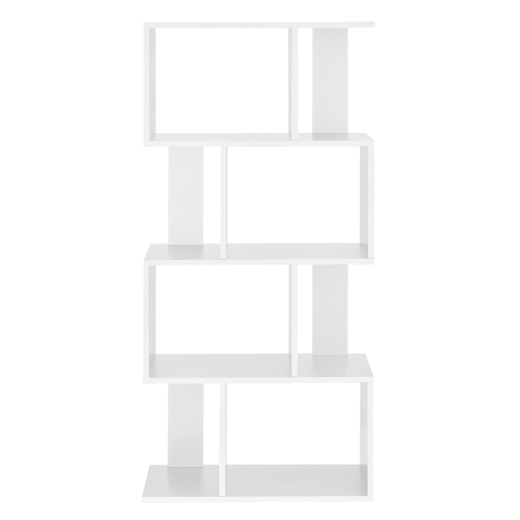 Libreria Brattahlid Scaffale da Terra 130x60x24 cm Bianco [en.casa]