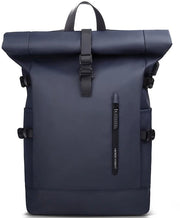 Zaino Rolltop Grande 23 L Zaino Laptop Wasserdigitale per Uomo Donna 15,6 Pollici con Collegamento USB Borsa da Scuola Leggero Borsa per Bicicletta Zaino Antifurto per Viaggi Business Università Tempo Libero Blu